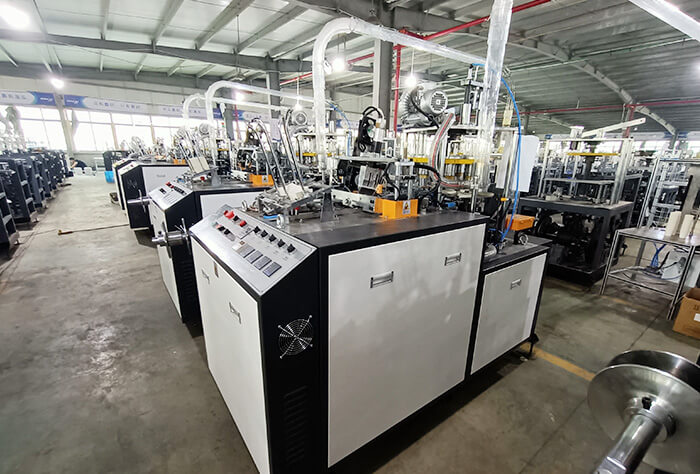 Factory of paper cup making machine